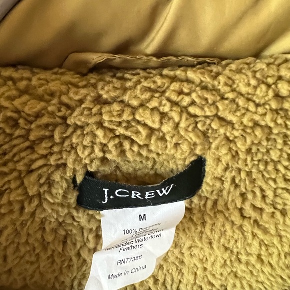 J Crew Coat with Fleece Lining and Removable Hood - Picture 3 of 4